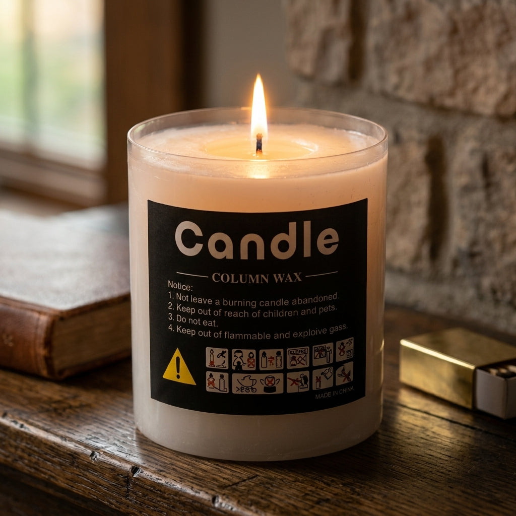 Candle 6x6x16cm 323g SKU8153