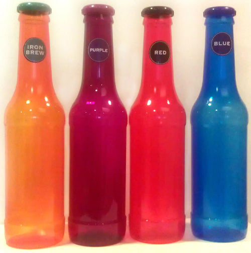 Giant Transparent Plastic WDK Money Saving Bottle 58.5 x 14cm Assorted Colours BOT009 (Big Parcel Rate)