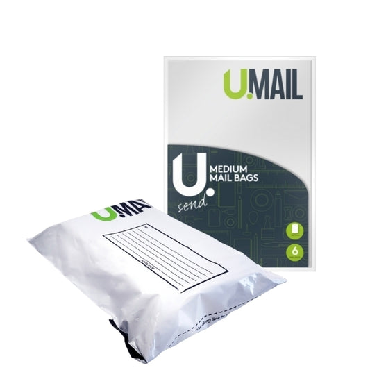 Mail Bags Medium 24 x 32cm 6pk P2234 (Large Letter Rate)