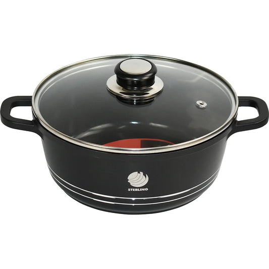Non Stick Diecast Casserole Pot 20cm ST81849 (Parcel Rate)