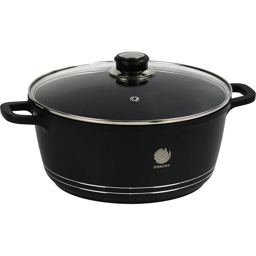 Non Stick Diecast Casserole Pot 24cm ST81850 (Parcel Rate)