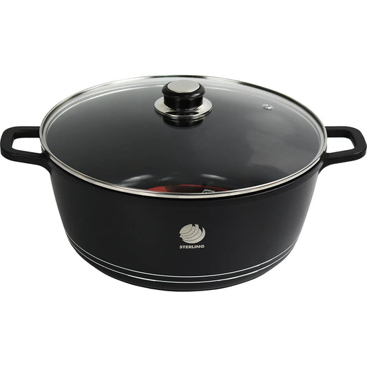 Non Stick Diecast Casserole Pot 24cm ST81850 (Parcel Rate)