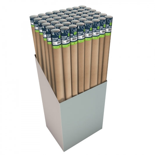 Brown Kraft Gift Wrapping Paper 4m x 70cm P2201 (Parcel Rate)