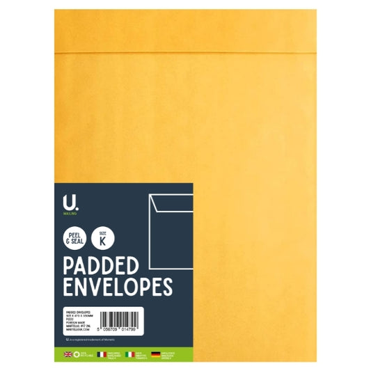 Padded Envelope Size K 480 x 370 mm Pack of 1 P2222 (Parcel Rate)