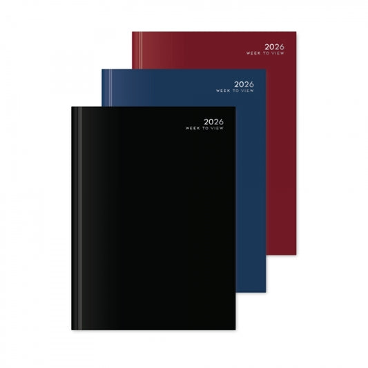 A4 Classic Diary 2026 Assorted Colours P2510 (Large Letter Rate)