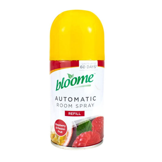 Bloome Automatic Air Freshener Refill Canister 250ml Raspberry Passionfruit 317066 (Parcel Rate)