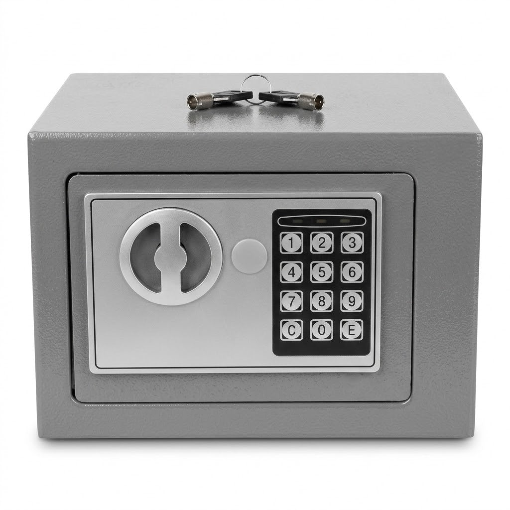 Metal Safe Box 2511g, 17 x 23cm, SKU 8148