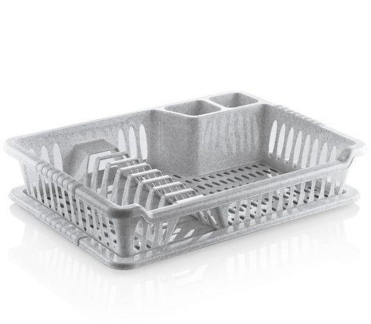 Hobby Kitchen Small Violet Dish Drainer with Tray 29 x 40 x 8.5cm Assorted Colours 041098 (Parcel Rate)