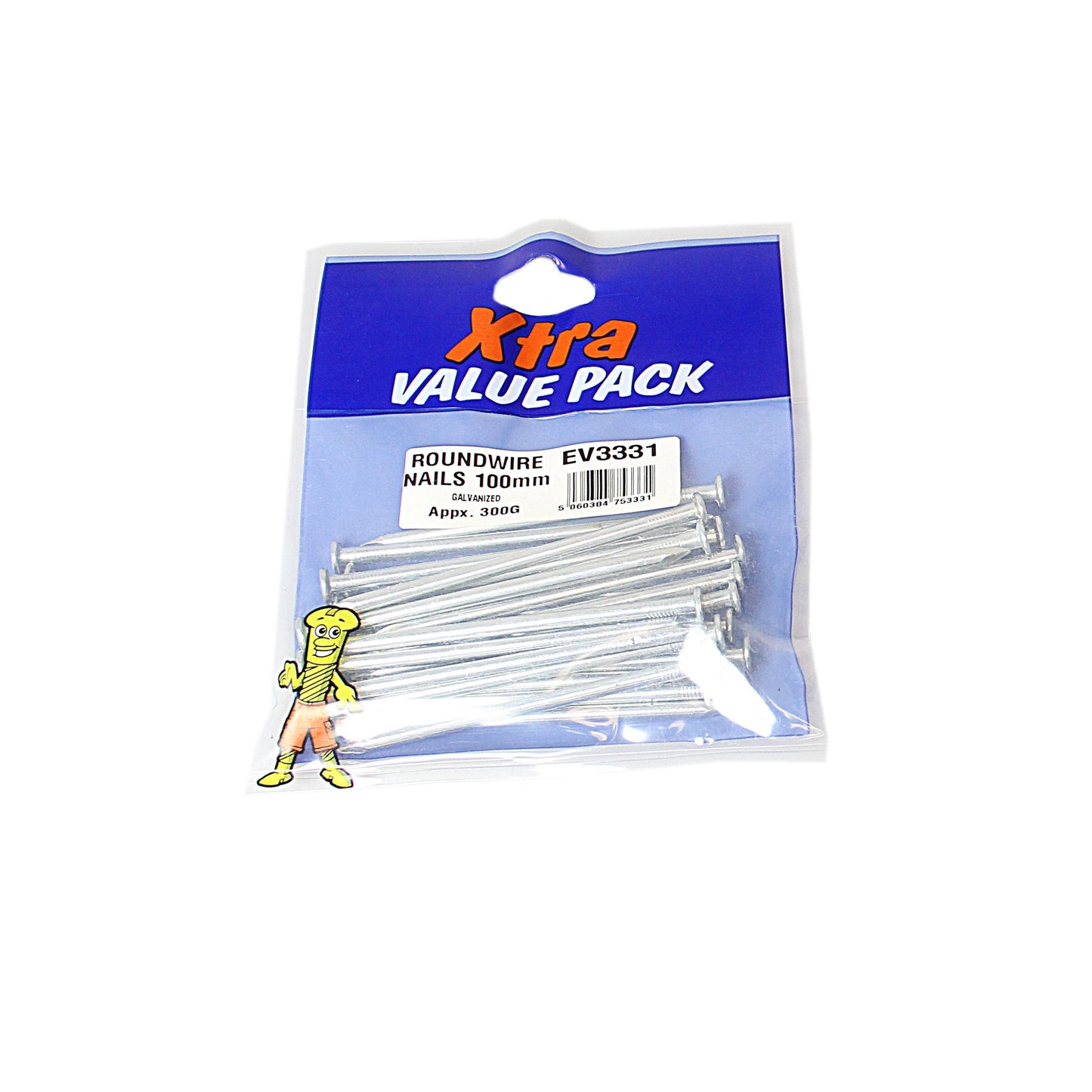 100mm Galvanised Round Wire Nails Xtra Value 3331 (Large Letter Rate)