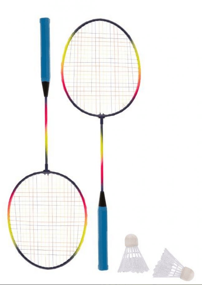 Badminton Rackets Set with 1 Shuttlecock Rainbow Design 1398000