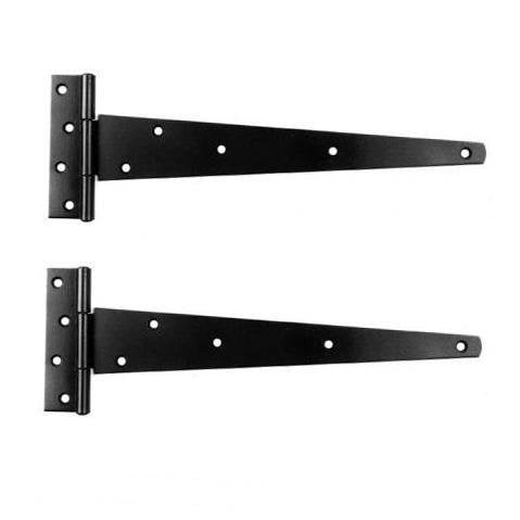 14'' Tee Hinges Black Plastic Header Diy 5231 TH14  (Parcel Rate)