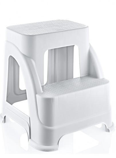 Hobby Large Plastic Merdivo Step Stool Assorted Colours 081397 A (Big Parcel Rate)