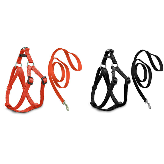 Pet Dog Leash with Harass Assorted Colours 0040 (Parcel Rate)