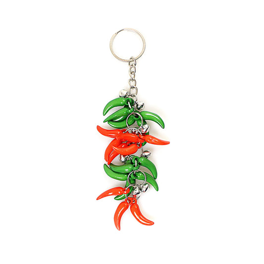 Red / Green Chili Keychain Keyring 1745 (Large Letter Rate)