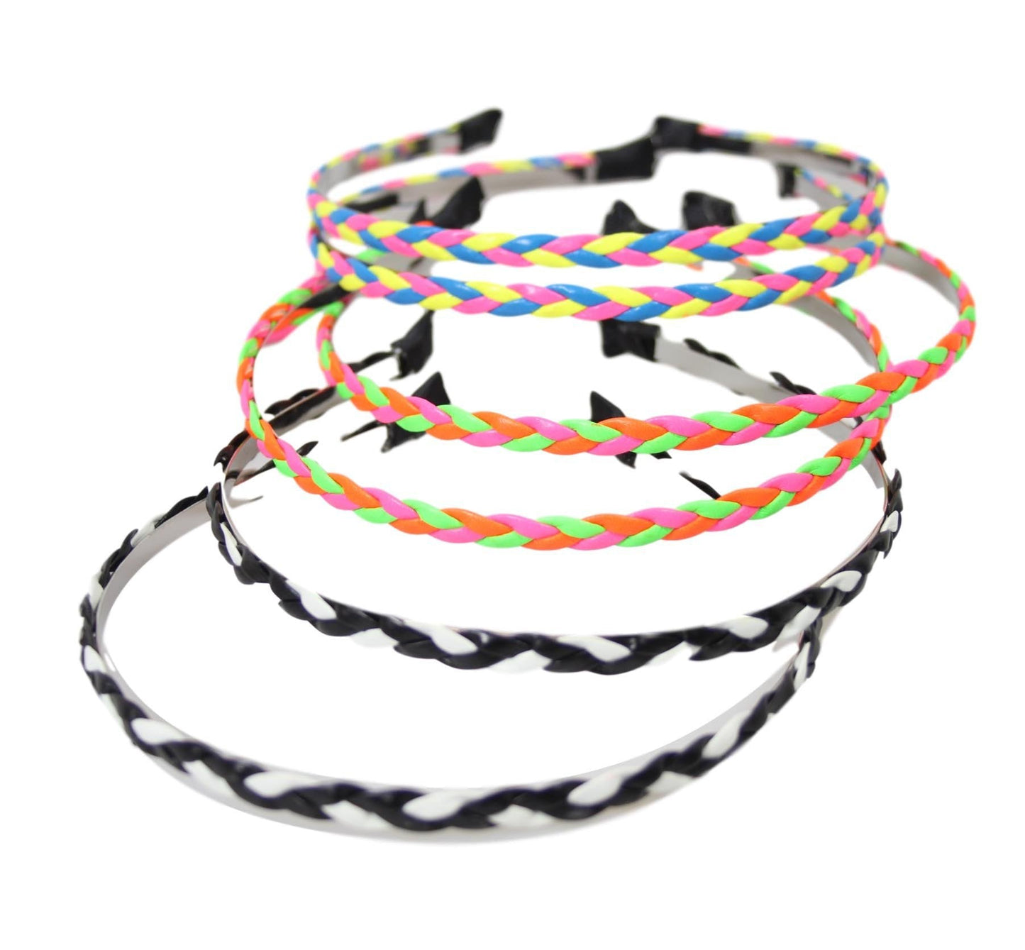 Ladies Girls Neon Style Stylish Headbands Assorted Colour Headbands 1 Size 2643 (Large Letter Rate)