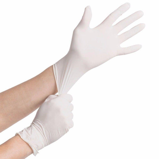 Value Pack Disposable Latex Gloves Pack of 6 0236 (Parcel Rate)