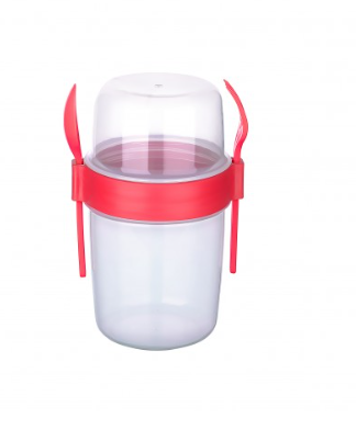 TTZ Take 'N' Go Muesli Container 1100ml Assorted Colours AP9453 (Parcel Rate)