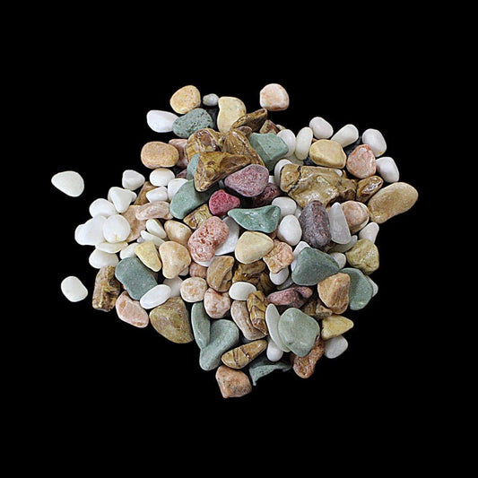 Bag of Mixed Aquarium Fish Tank Stones Rocks Assorted Colours and Sizes 4481 / 7927 (Parcel Rate)