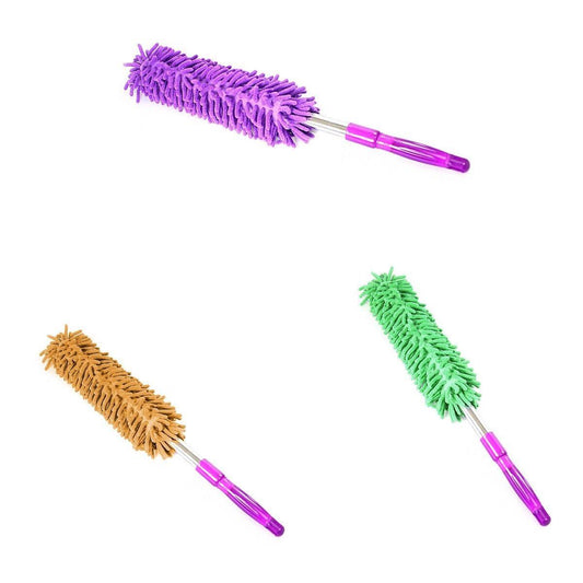 Expandable Assorted Colour Microfibre Duster Ideal For Cleaning 2801 (Parcel Rate)