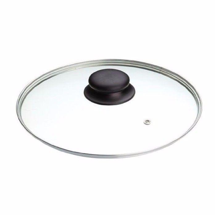 30cm Clear Glass Replacement Pan Lid with Knob 0789 A (Parcel Plus Rate)