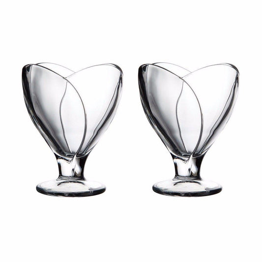 PB Iceville Glass Ice Cream Cups Pack of 2 51638 (Parcel Plus Rate)