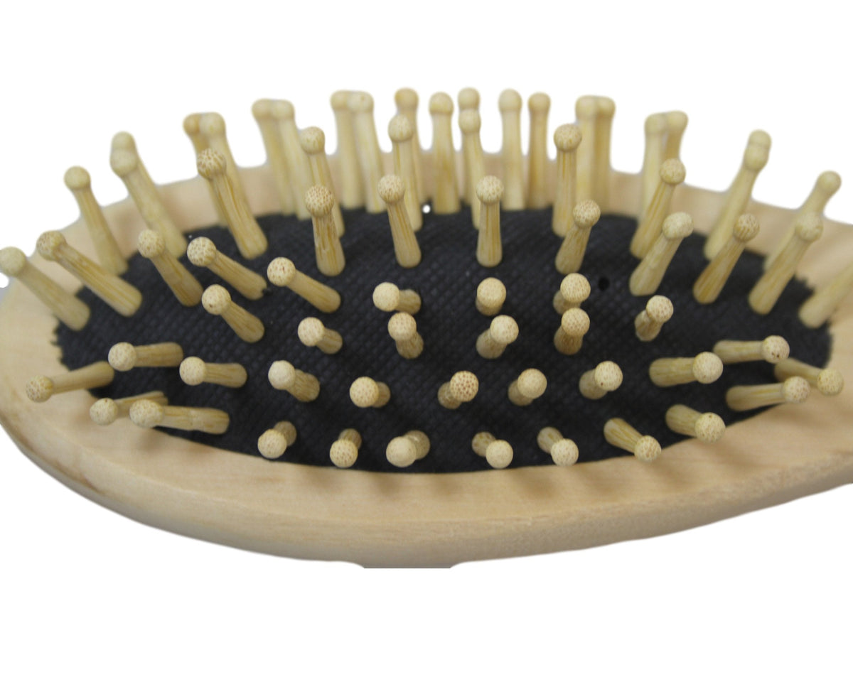 Wooden Oval Paddle Hair Brush 22 cm 5229
