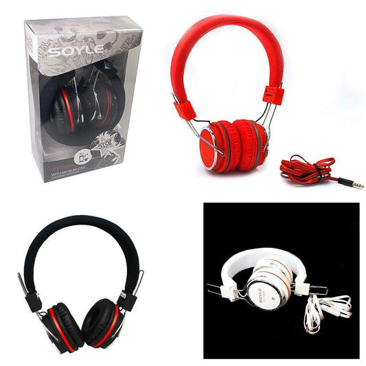 SOYLE 7233 Headphones With Micrphone Multi Media Headphone 00670 (Parcel Rate)