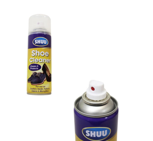 Shuu Shoe Cleaner 300ml Cleans and Protects Shoes Ideal for Leather, Suede, Nubuck and Fabric 4503 (Parcel Rate)