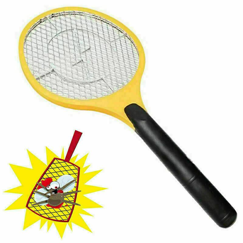 Electric Battery Operated Fly Mosquito Swatter Racket 50 x 21 cm Assorted Colours 5800