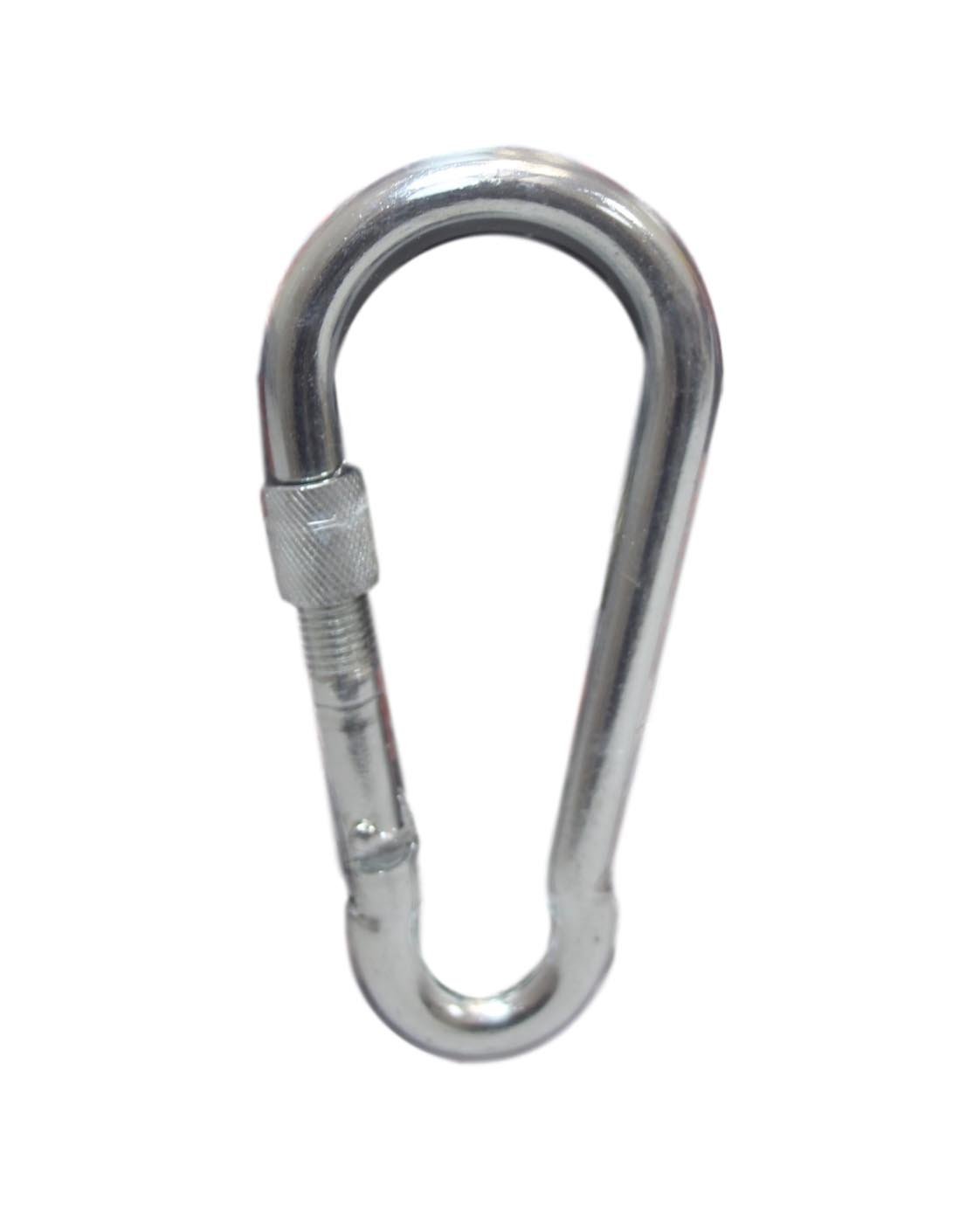 Heavy Duty Chromed Steel Carabiner Camping Fishing Hiking Keychain Hook 140mm 5877
