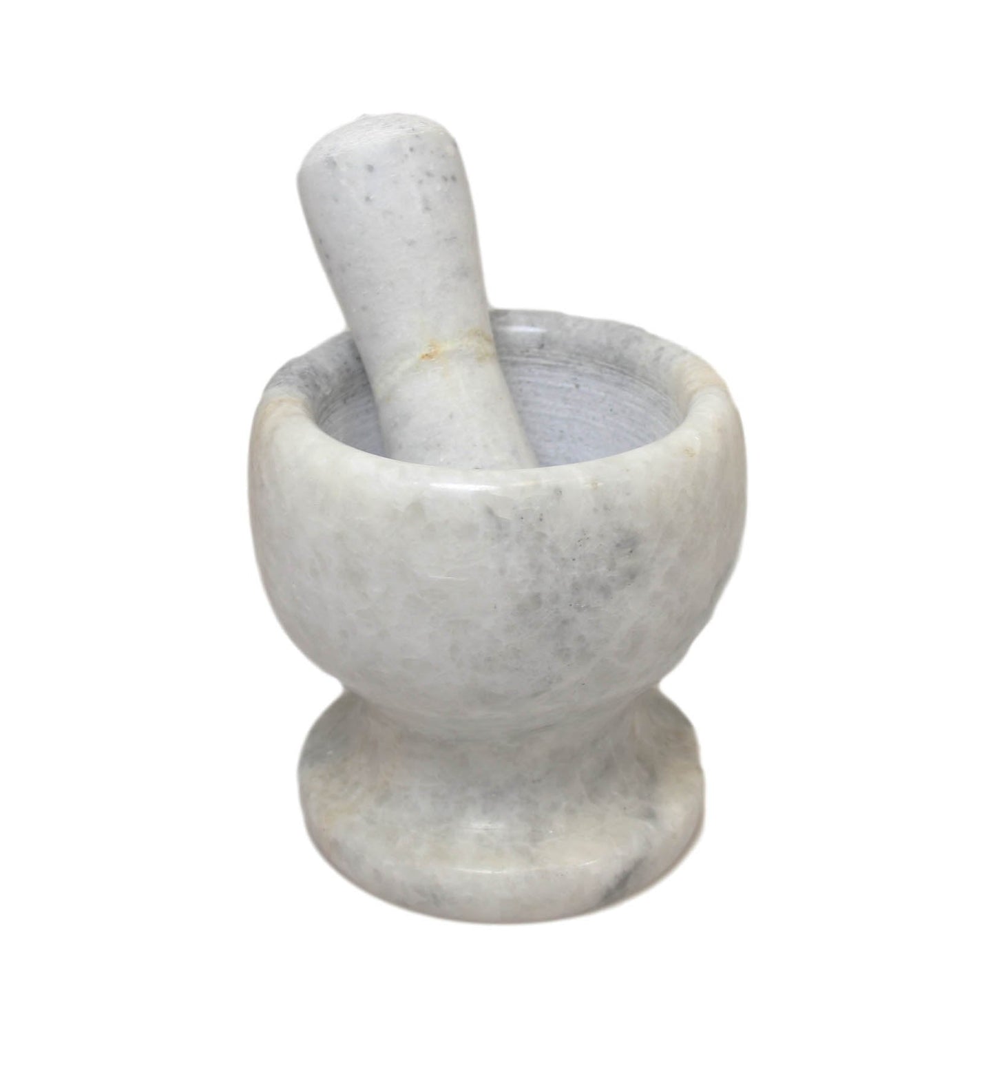 Spice Grinder Mortar and Pestle Crushing Bowl and Stick 14 x 12cm Assorted Colours 6230 (Parcel Rate)