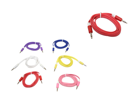 Audio Wire Cable 97cm Assorted Colours 6393 (Large Letter Rate)