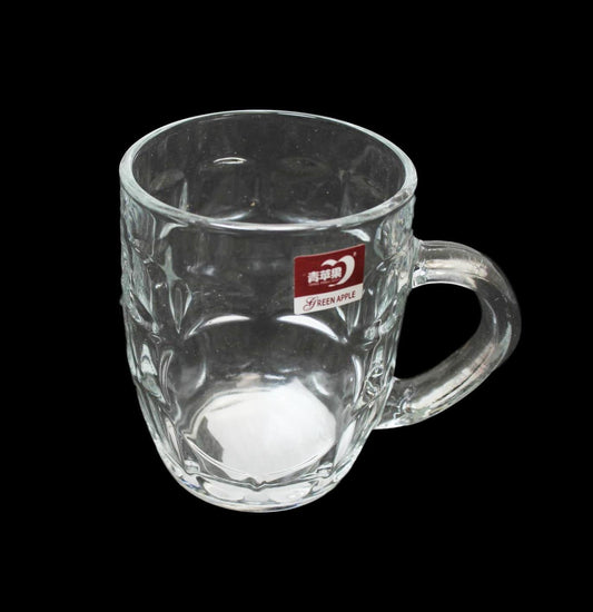 Crystal Glassware Small Tea Beer Drinking Glass Mug 280ml 6403 (Parcel Plus Rate)