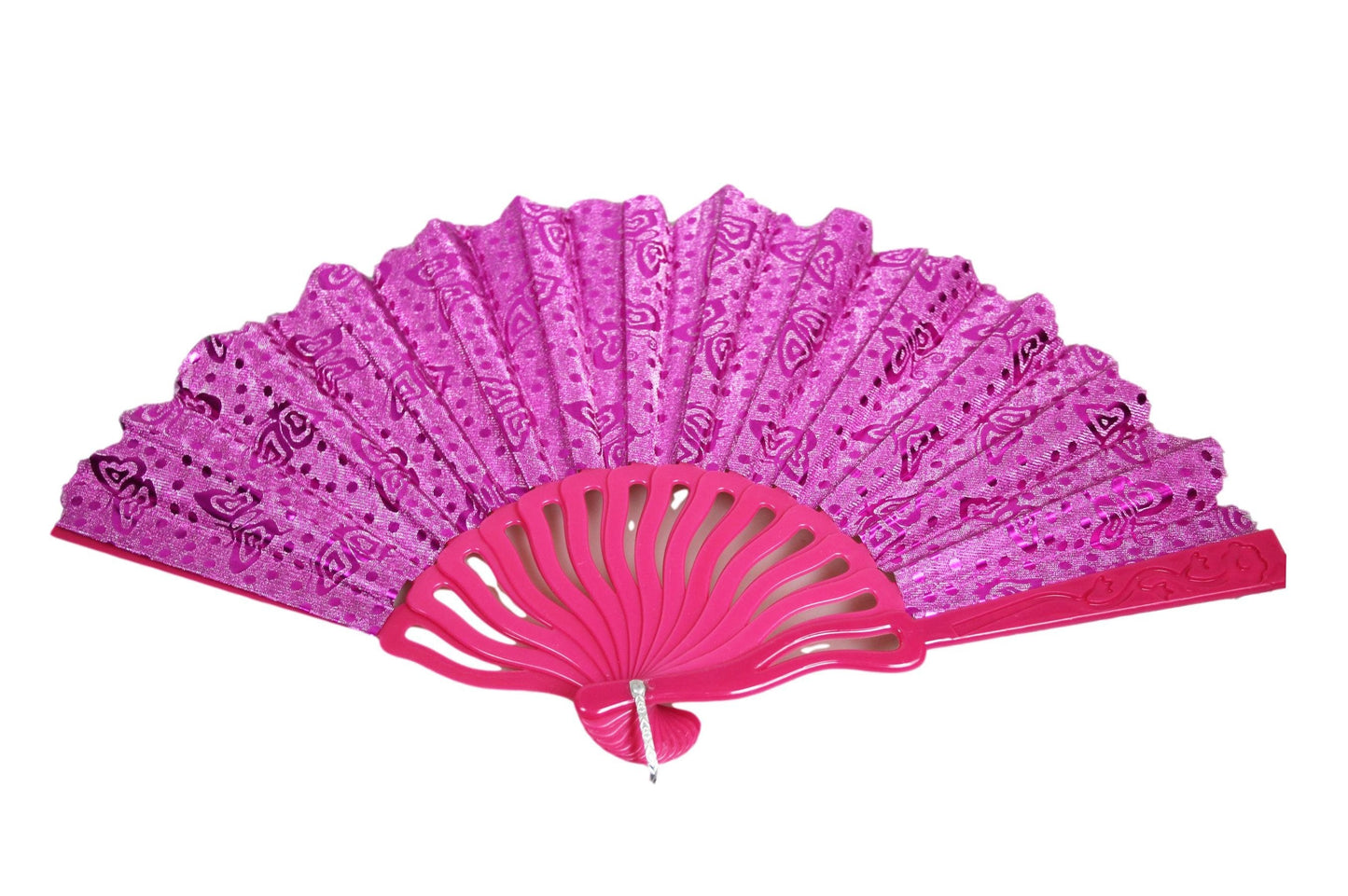 Chinese Handheld Folding Hand Fan 42cm Assorted Colours 6506 A