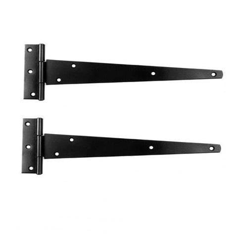 8'' Tee Hinges Carded Black 1 Pair Diy 9600 TH8 (Parcel Rate)