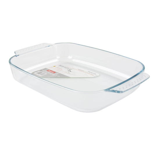 Durane Rectangular Tempered Glass Oven Roasting Tray 3L / 32 x 25 x 6.5cm 8040 (Parcel Plus Rate)