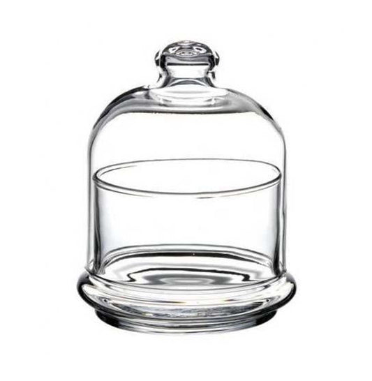 PB Glass Villa Patisserie Serving Bowl Butter Dish with Dome Small 76mm / 220ml 98973 (Parcel Plus Rate)