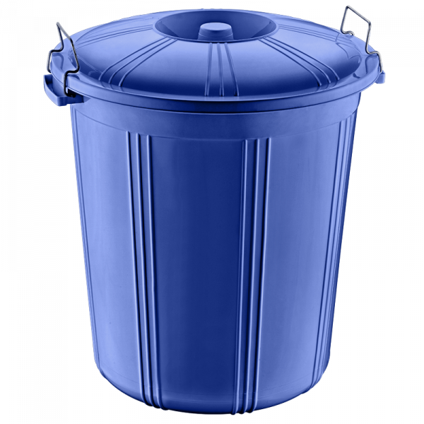 Round Bin with Lid 70 Litre Assorted Colours AK227 RB70 (Big Parcel Rate)