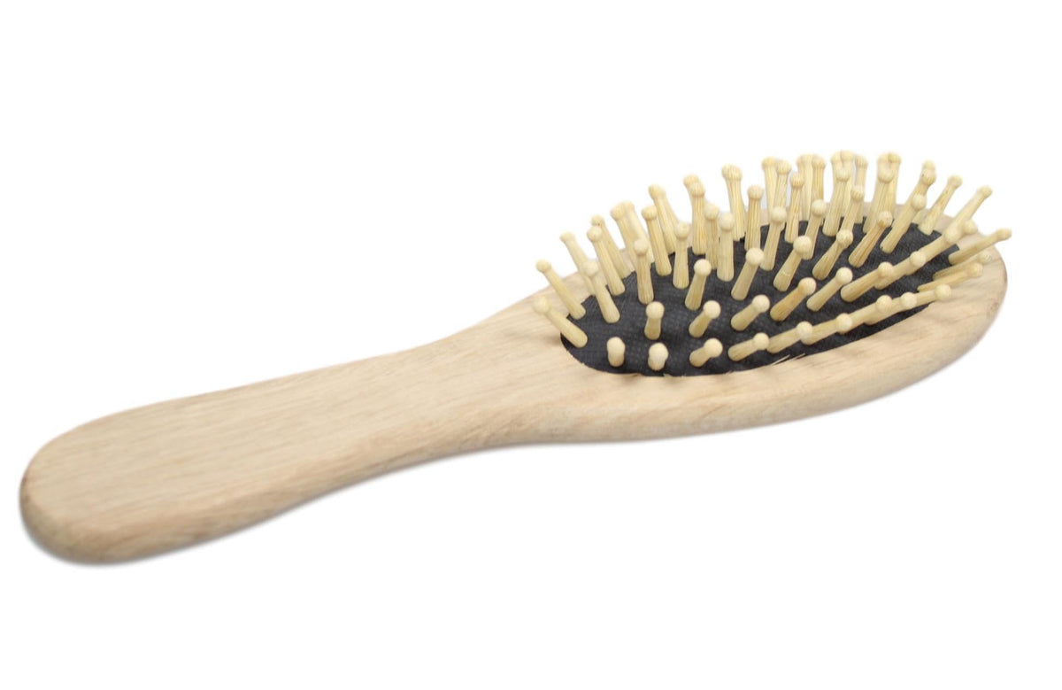 Wooden Oval Paddle Hair Brush 22 cm 5229
