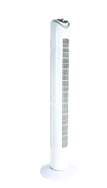 31'' White Tower Fan 3 Speed Settings 40W TF30