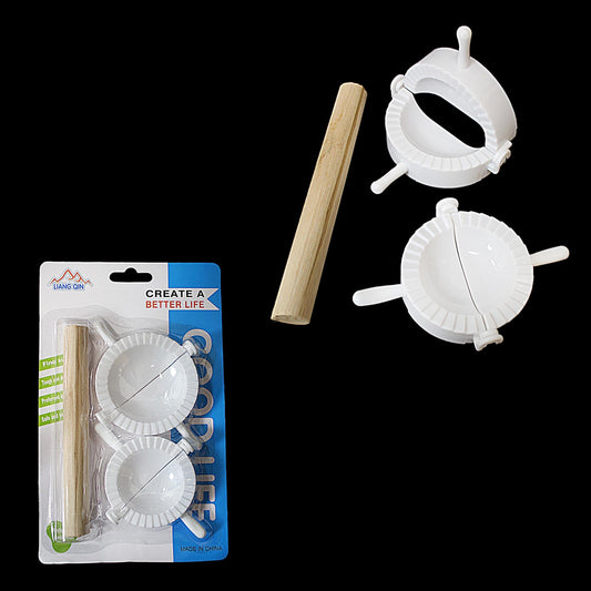 Plastic Dumpling Maker Mould Set of 3 4933 (Large Letter Rate)
