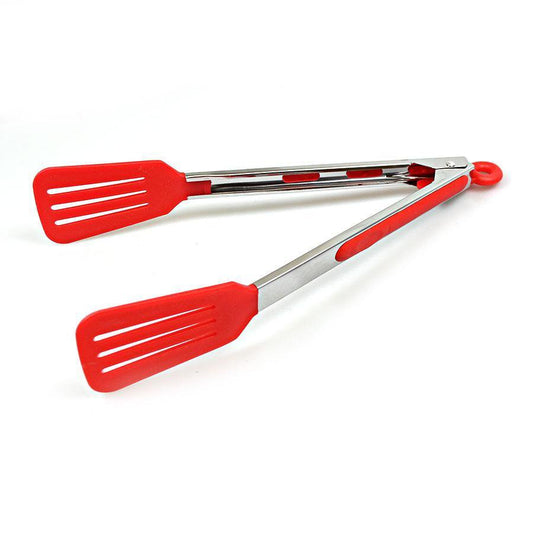 Plastic Kitchen BBQ Salad Food Serving Tongs 26 cm Assorted Colours 5134 (Parcel Rate)