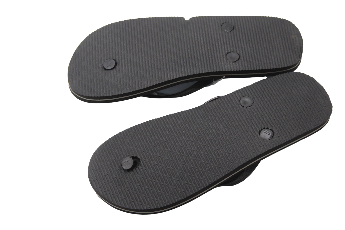 Blue Black Plam Tree Theme Beach Pool Flip Flops SKU SG 9010 (Parcel Rate)