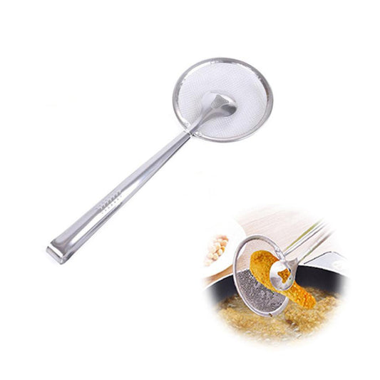 Stainless Steel Oil Draining Sieve Spoon 1988 A (Parcel Rate)