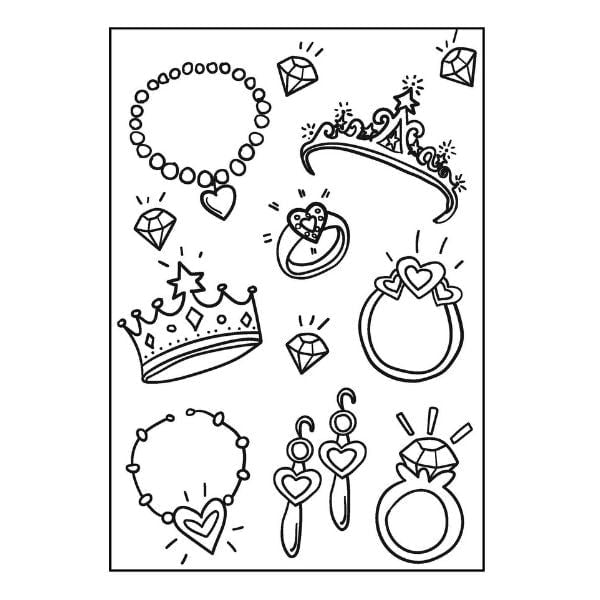 A4 Colouring Fun for Girls Book P2924