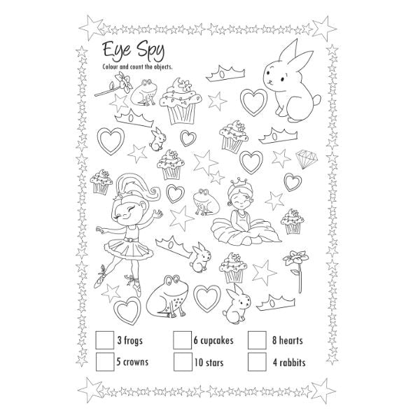 My Pretty Princess & Ballerina All-In-One Activity Book P2929