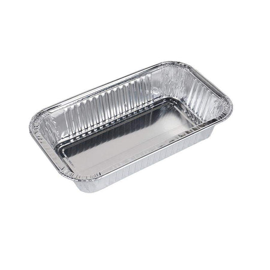 Pack of 6 Aluminium Food Containers With Lids 23oz 9011 (Parcel Rate)