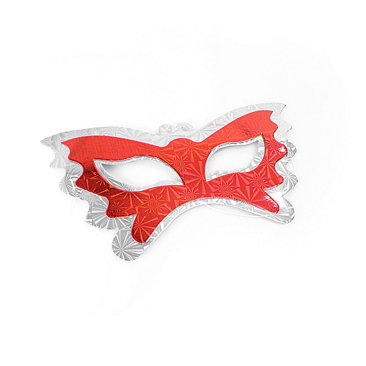 Fancy Dress Paper Shiny Carnival Eye Masks Pack of 7 Assorted Colours 1262