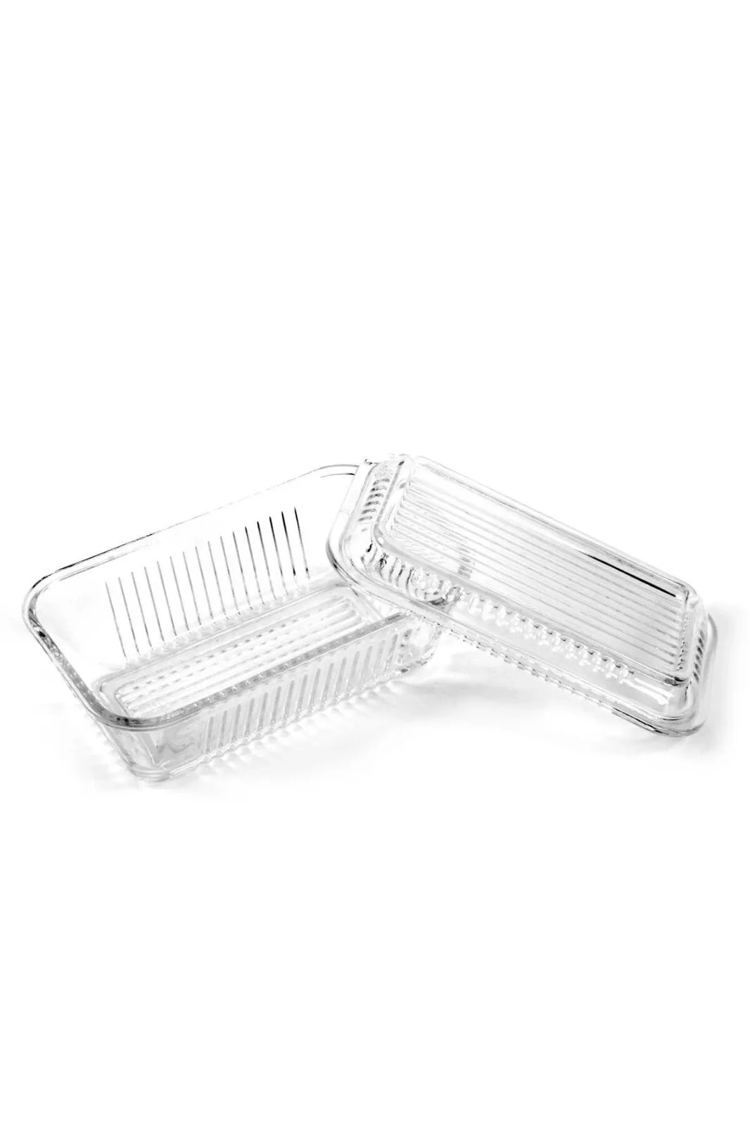 PB Frigo Clear Glass / Cheese Butter Dish 17 x 10 x 7 cm 97711 A (Parcel Rate)