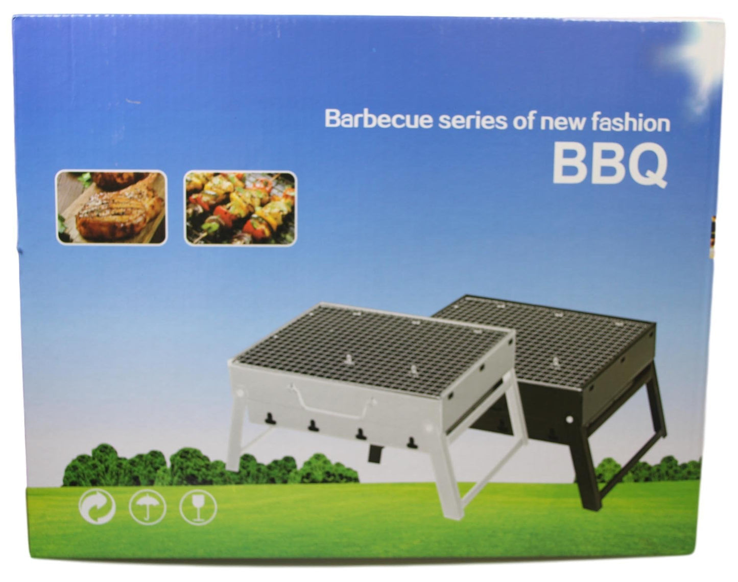 Outdoor Table Top Metal BBQ Grill Stand 35 x 27 x 20 cm 5213 (Parcel Rate)